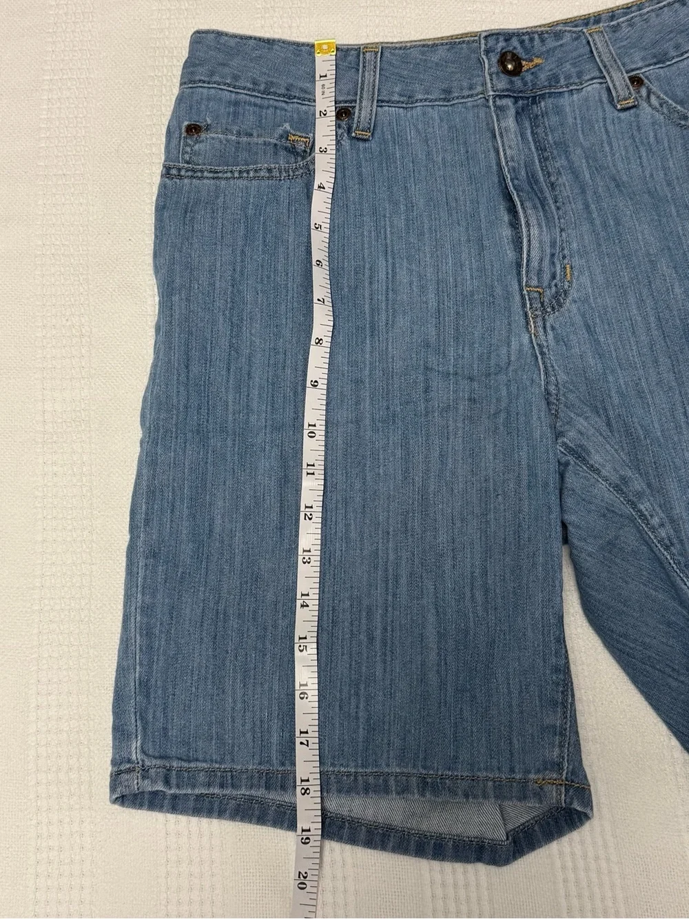 L.L. Bean Light Blue Denim Women's Bermuda Shorts Jorts